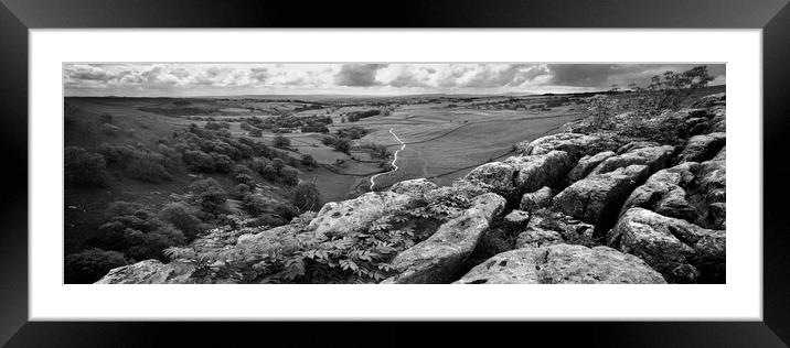 Malham Cove Framed Mounted Print by Sonny Ryse