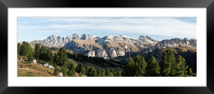 Italian Dolomites 2 Framed Mounted Print by Sonny Ryse