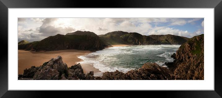 Murder Hole Beach Ireland Wild atlantic way Framed Mounted Print by Sonny Ryse