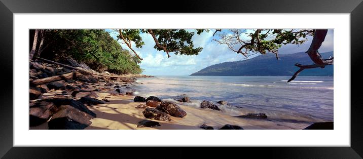 Tioman Island Beach Malaysia Framed Mounted Print by Sonny Ryse
