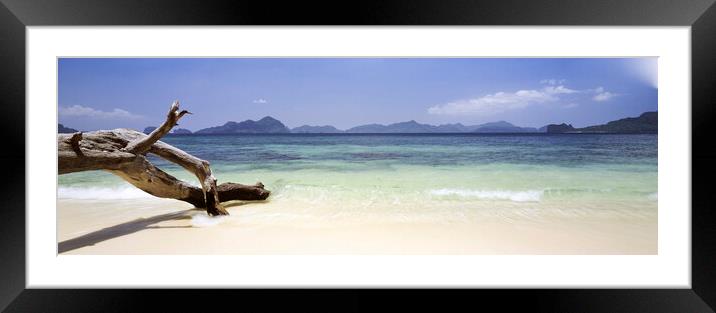 Ipil Beach Palawan Philippines 4 Framed Mounted Print by Sonny Ryse