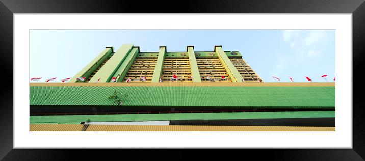Peoples Park HDB singapore Framed Mounted Print by Sonny Ryse