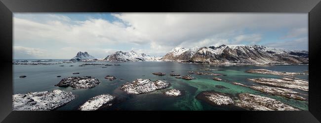 Steine Norland Lofoten Islands Framed Print by Sonny Ryse