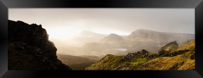 The Quiraing and Trotternish Ridge Isle of Skye Framed Print by Sonny Ryse