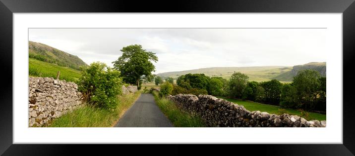 Arncliffe Yorkshire Dales Framed Mounted Print by Sonny Ryse
