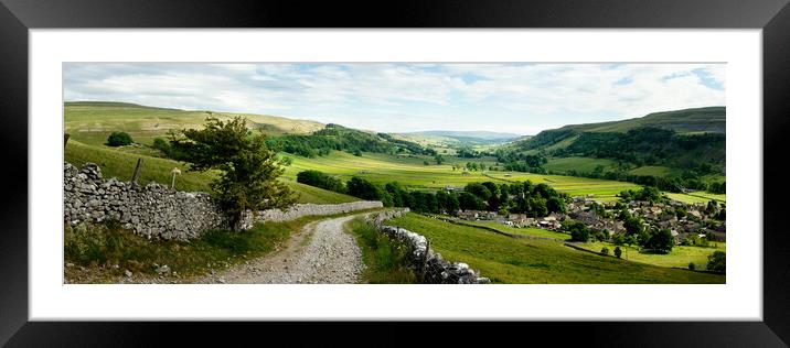 Kettlewell Wharfedale Yorkshire Dales Framed Mounted Print by Sonny Ryse