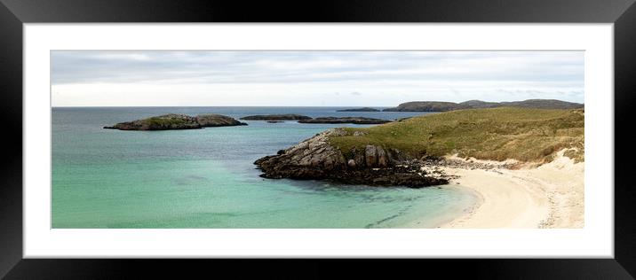 Carnish Beach Uig Bay Isle of Lewis Outer Hebrides Scotland Framed Mounted Print by Sonny Ryse