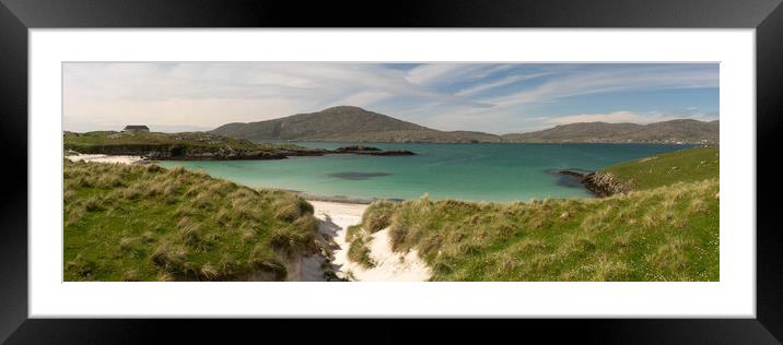 Vatersay Island Beach Outer Hebrides Framed Mounted Print by Sonny Ryse