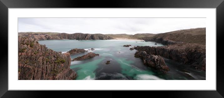 Mangersta beach Isle of Lewis Outer Hebrides Scotland Framed Mounted Print by Sonny Ryse