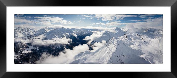 Maloja Mountain pass Malojapass Swiss Alps Framed Mounted Print by Sonny Ryse