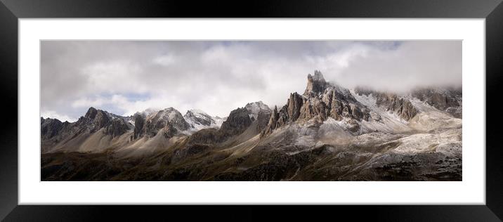 Massif des Cerces Lac French Alps Framed Mounted Print by Sonny Ryse