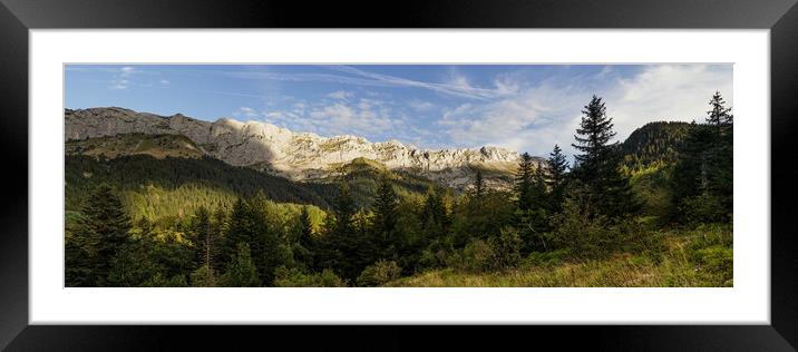 Vercors mountain valley France Alps Framed Mounted Print by Sonny Ryse