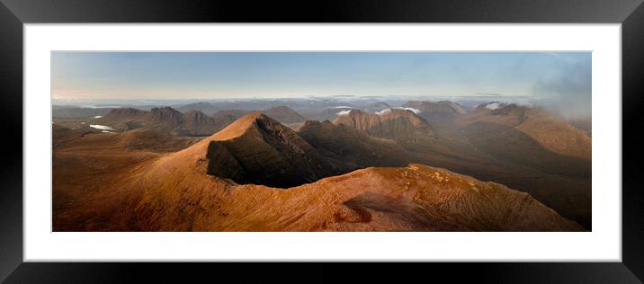 Beinn Alligin Mountain Torridon Scotland Framed Mounted Print by Sonny Ryse