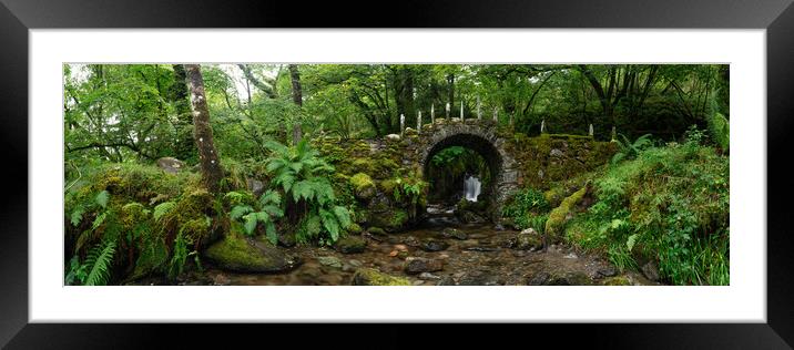 Fairy Bridge of Glen Creran Waterfall Scotland Glencoe Framed Mounted Print by Sonny Ryse