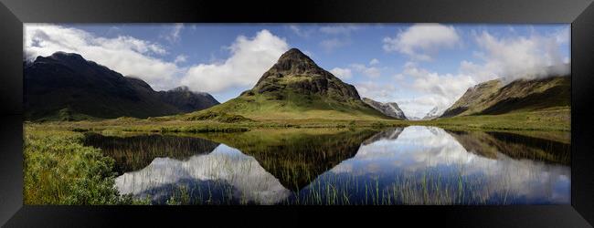 Glencoe Valley Lochan Scotland Framed Print by Sonny Ryse