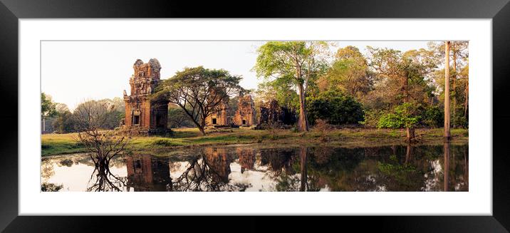 Behind the Khleang Temples - Ankor wat cambodia Framed Mounted Print by Sonny Ryse