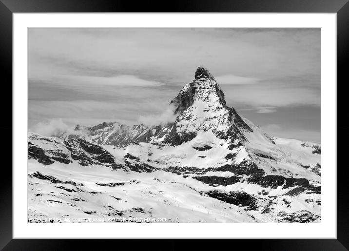 Matterhorn Framed Mounted Print by Wall Art by Craig Cusins