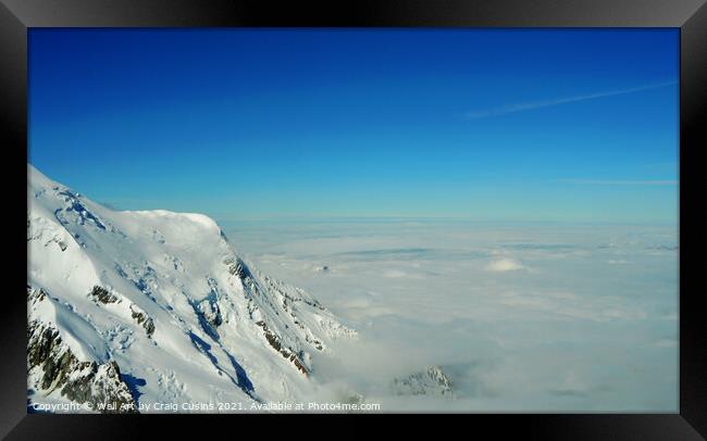 Above the Clouds 2 Framed Print by Wall Art by Craig Cusins