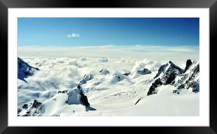 Above The Clouds 3 Framed Mounted Print by Wall Art by Craig Cusins