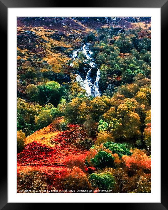 Autumn in Scotland Framed Mounted Print by Wall Art by Craig Cusins
