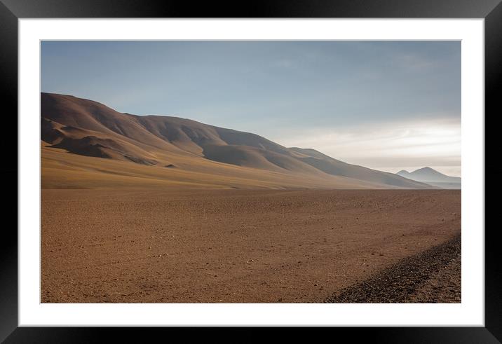 Sunrise in Atacama Desert Framed Mounted Print by Joao Carlos E. Filho
