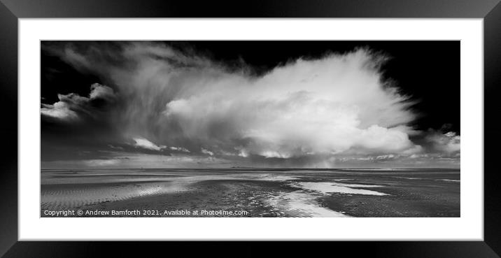At Wells Beach  Framed Mounted Print by Andrew Bamforth