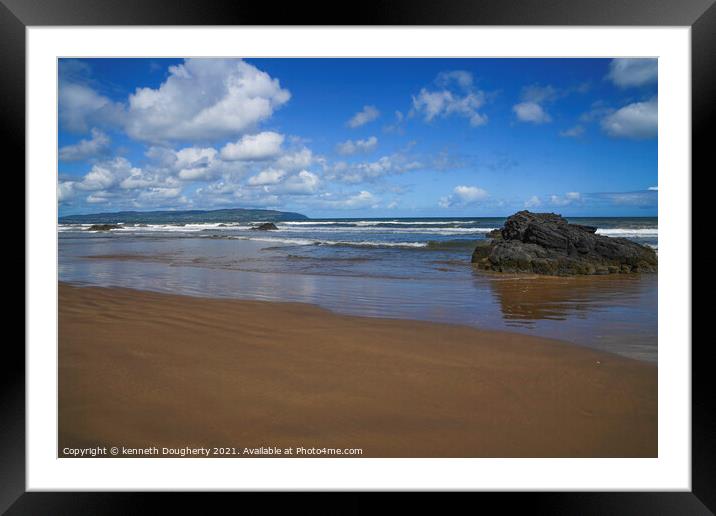 Outdoor beach Framed Mounted Print by kenneth Dougherty