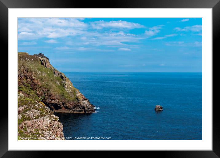 Tory island Coastline. Framed Mounted Print by kenneth Dougherty