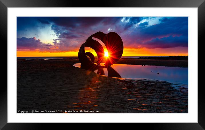 Mary's Shell Framed Mounted Print by Darren Greaves