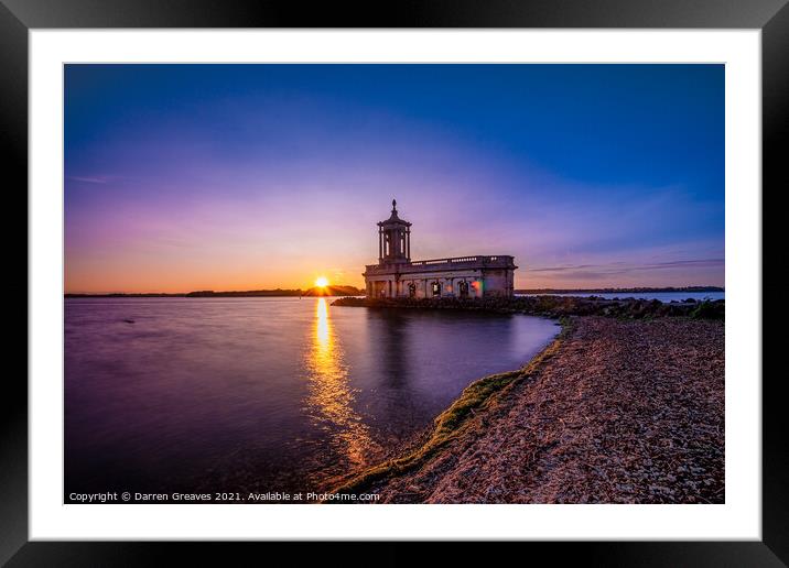 Normanton Church Framed Mounted Print by Darren Greaves