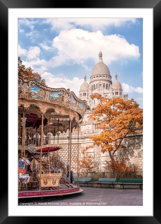 Montmartre Framed Mounted Print by Manjik Pictures