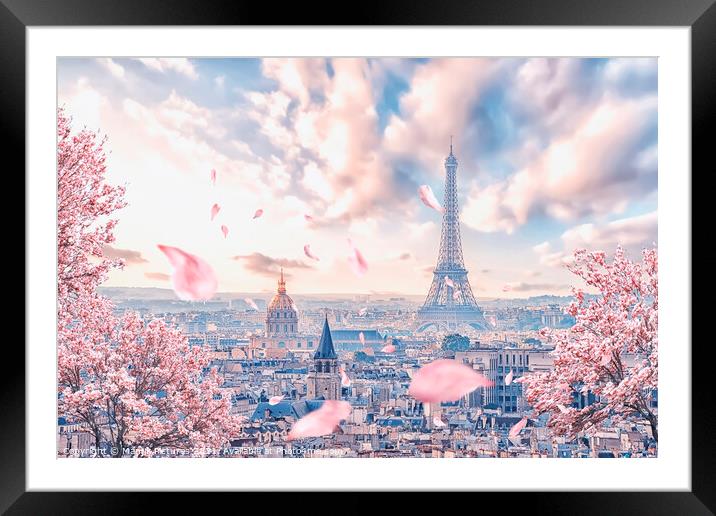 French sakura Framed Mounted Print by Manjik Pictures