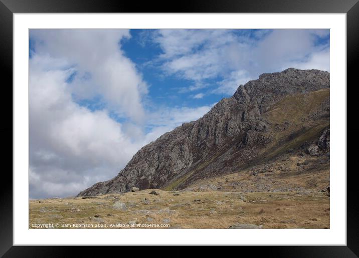 Snowdonia Mountain Framed Mounted Print by Sam Robinson