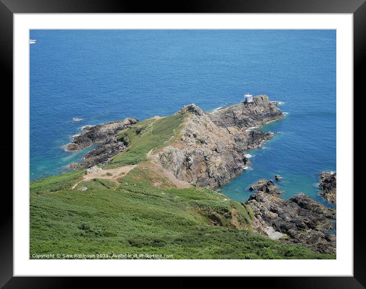 Jerbourg Point, Guernsey Framed Mounted Print by Sam Robinson