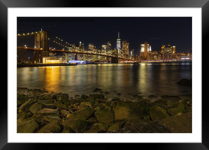 New York City  Framed Mounted Print by Rob Moore