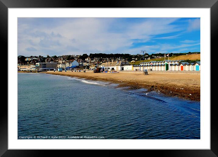 Swanage Seafront, Dorset Framed Mounted Print by Richard J. Kyte