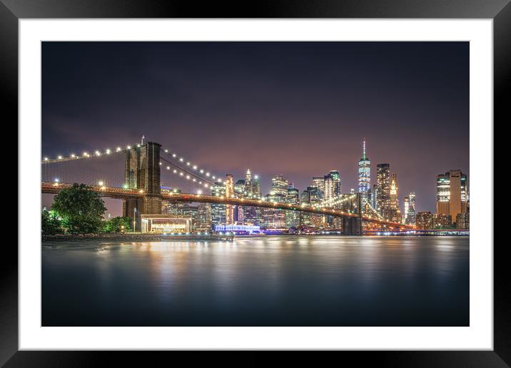 Glowing Gateway of the City Framed Mounted Print by Alan Le Bon