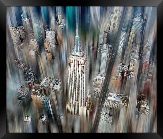 Empire State Building, New York Framed Print by Alan Le Bon