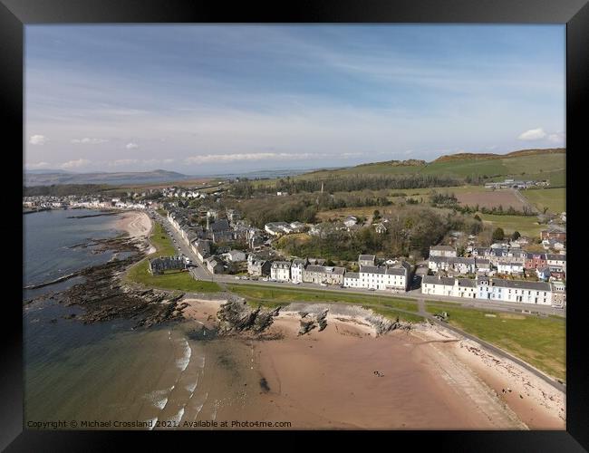Millport from the Air Framed Print by Michael Crossland