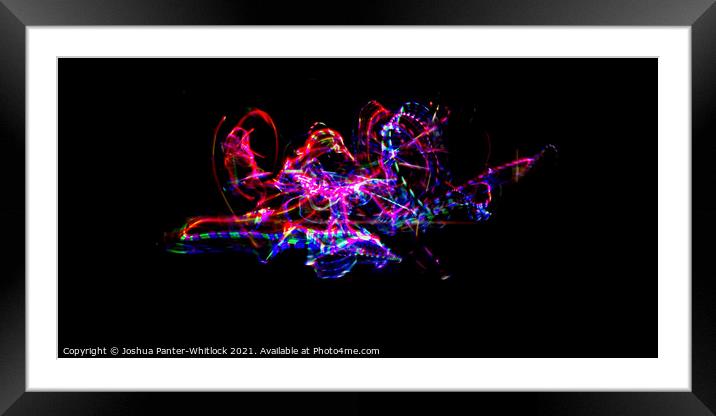 Dancing light 2 Framed Mounted Print by Joshua Panter-Whitlock