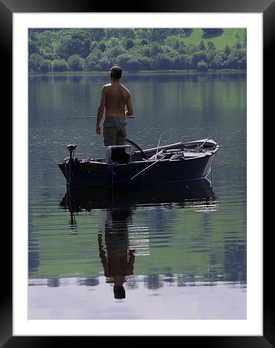 Gone Fishing  Framed Mounted Print by Richard Penlington