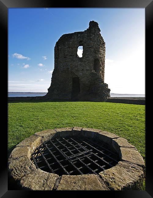 Flint Castle Framed Print by Richard Penlington