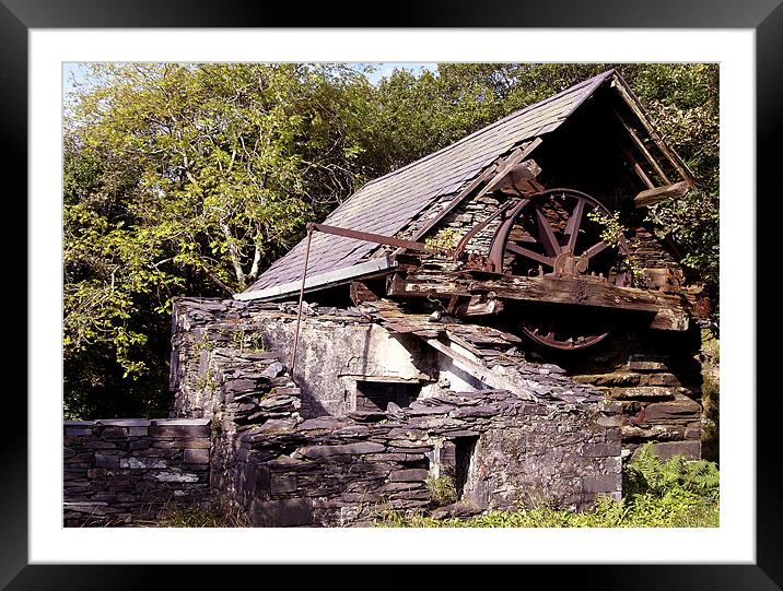 Winch House Framed Mounted Print by Richard Penlington