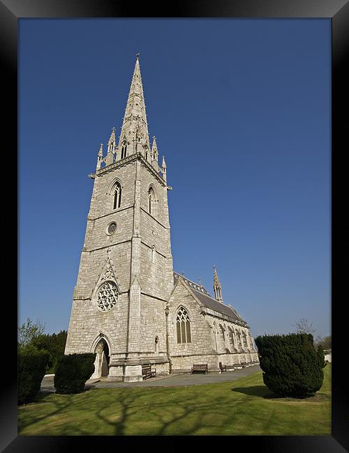 Marble Church Framed Print by Richard Penlington