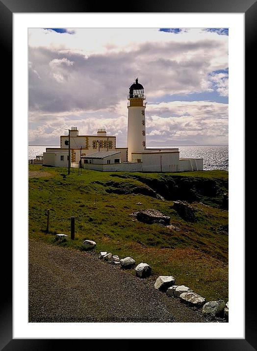 Rua Reidh Lighthouse Framed Mounted Print by Lizzi Brown