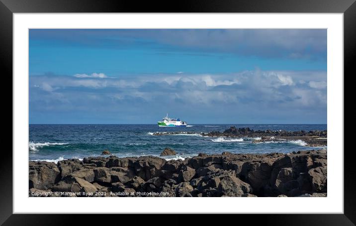 Journey to the Heart of the Atlantic Framed Mounted Print by Margaret Ryan