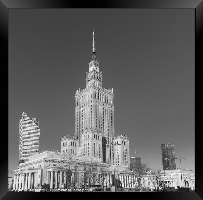 Palace of Culture and Science Framed Print by Margaret Ryan