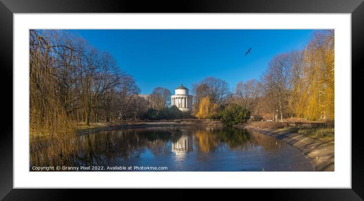 Water Tower Reflection Framed Mounted Print by Margaret Ryan