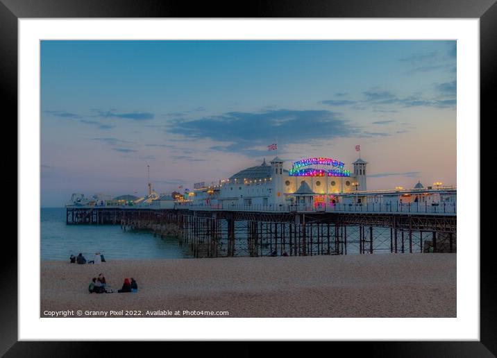 Brighton Palace Pier Framed Mounted Print by Margaret Ryan