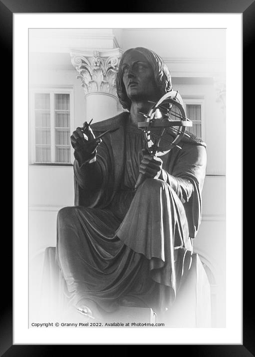 Nicolaus Copernicus Monument Framed Mounted Print by Margaret Ryan